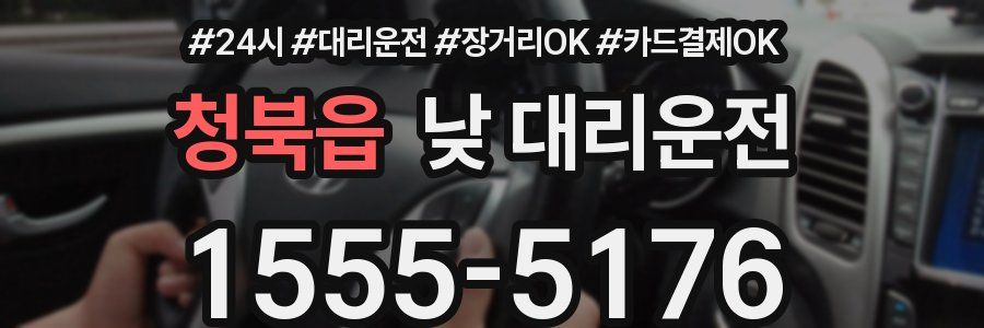 청북읍 낮 대리운전