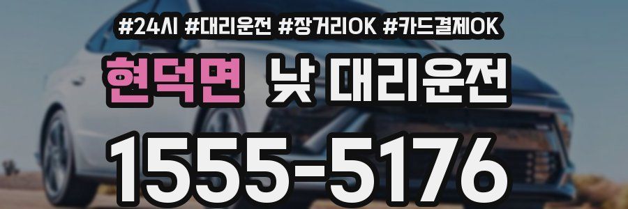 현덕면 낮 대리운전