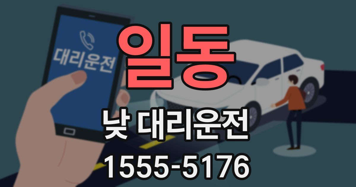 일동 낮 대리운전