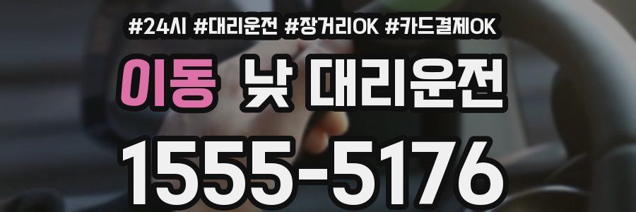 이동 낮 대리운전