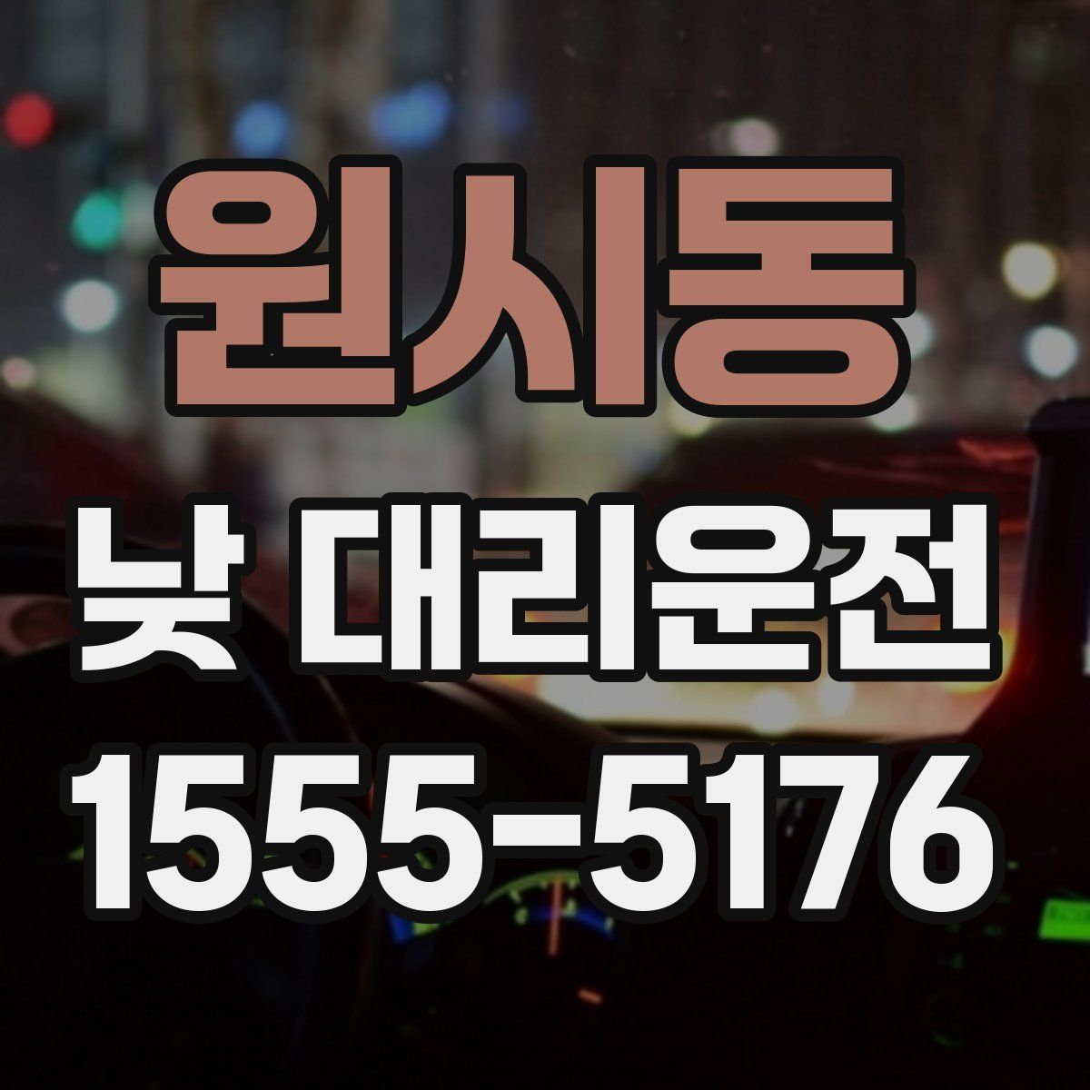 원시동 낮 대리운전