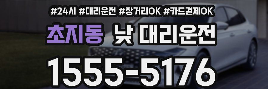 초지동 낮 대리운전