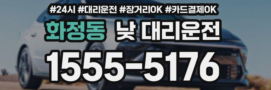 화정동 낮 대리운전