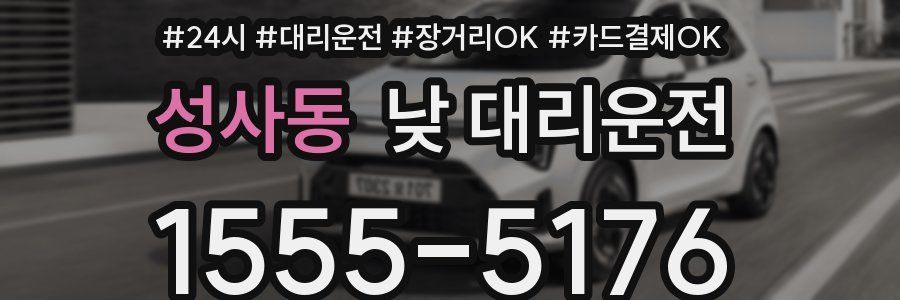성사동 낮 대리운전