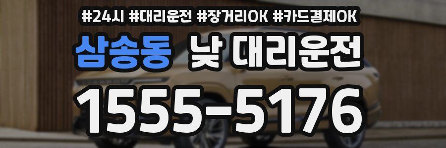 삼송동 낮 대리운전