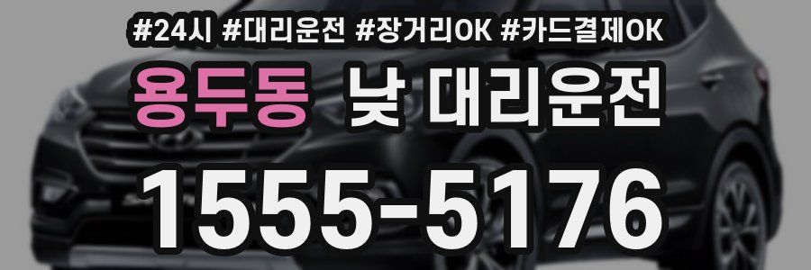 용두동 낮 대리운전