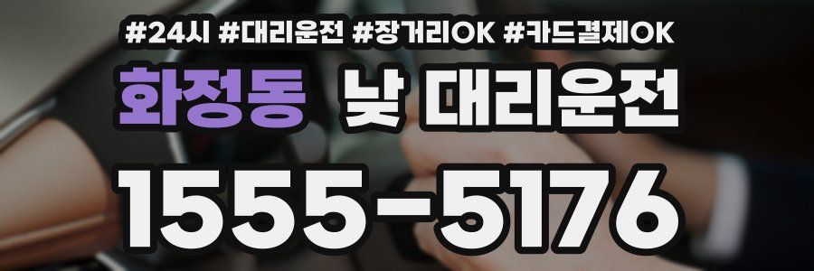 화정동 낮 대리운전