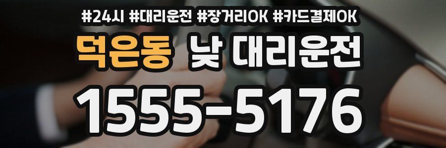덕은동 낮 대리운전