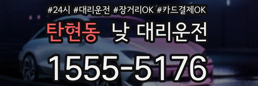 탄현동 낮 대리운전