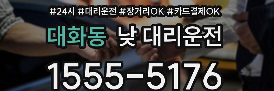 대화동 낮 대리운전