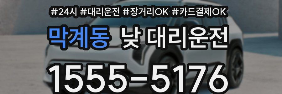 막계동 낮 대리운전