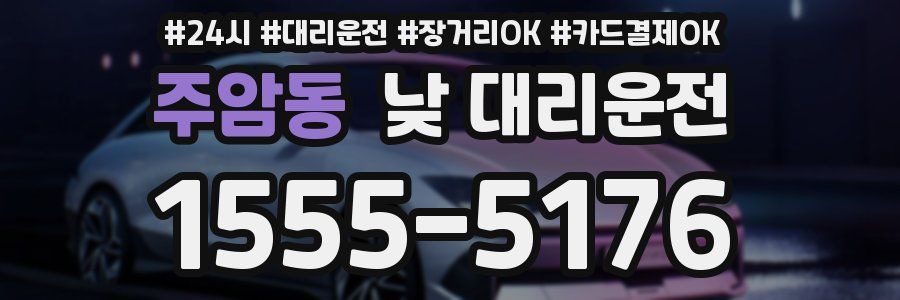 주암동 낮 대리운전
