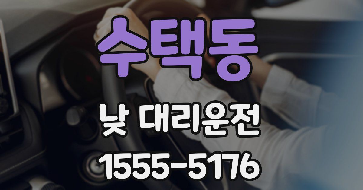 수택동 낮 대리운전