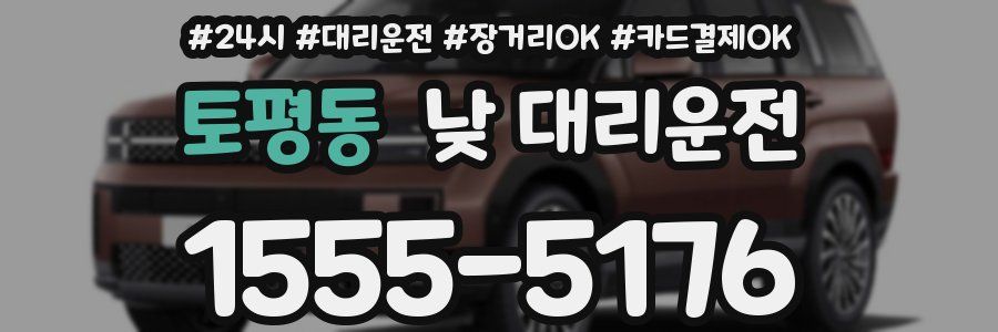 토평동 낮 대리운전