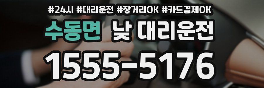 수동면 낮 대리운전