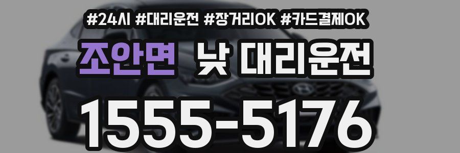 조안면 낮 대리운전