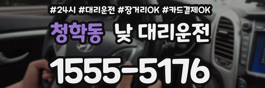 청학동 낮 대리운전