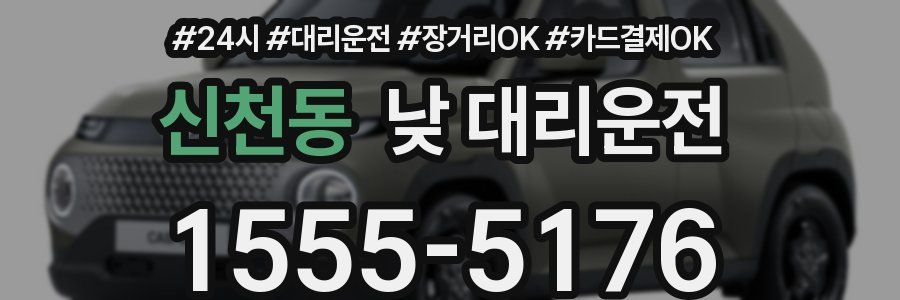 신천동 낮 대리운전