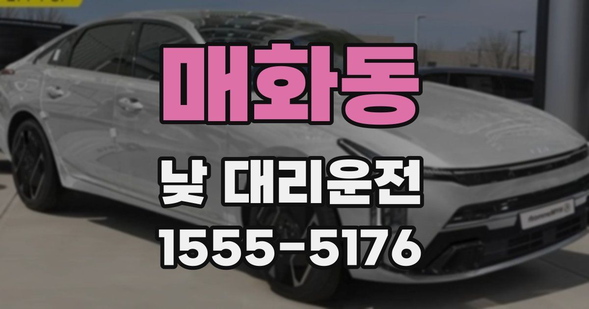 매화동 낮 대리운전
