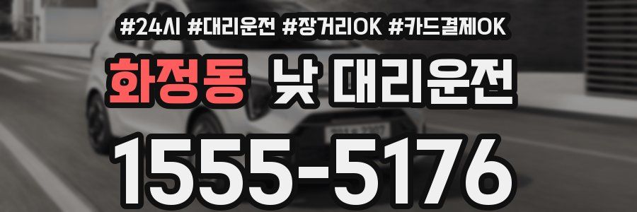 화정동 낮 대리운전