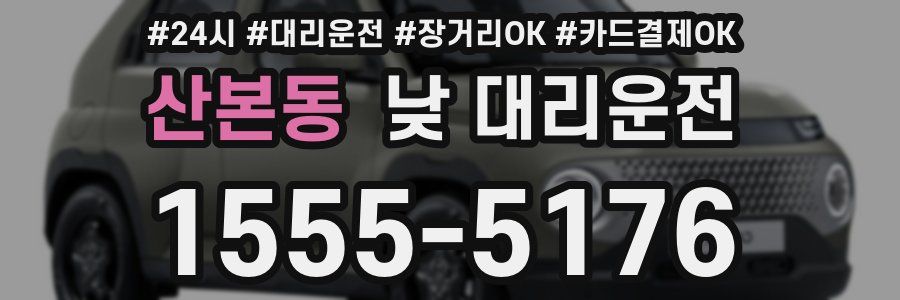 산본동 낮 대리운전
