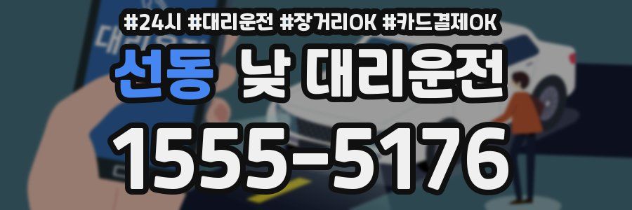 선동 낮 대리운전