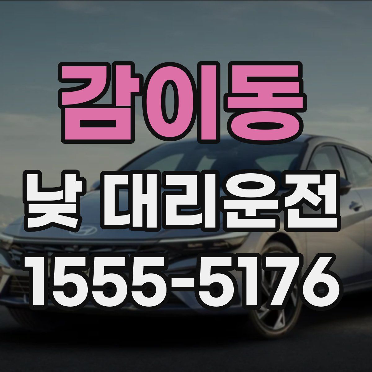 감이동 낮 대리운전