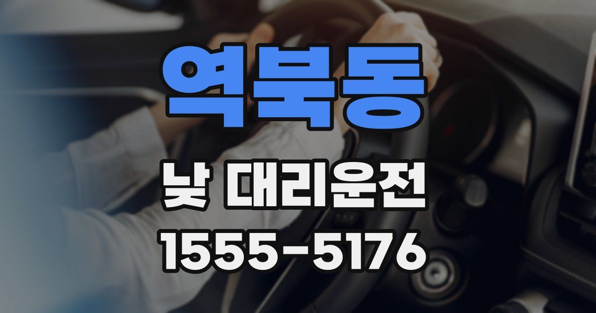 역북동 낮 대리운전