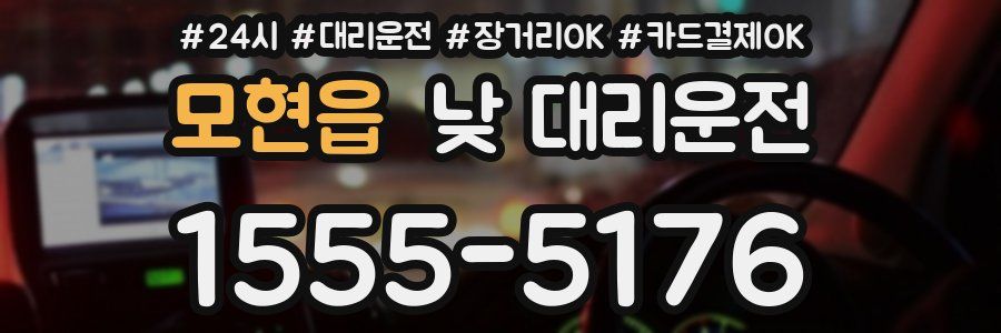 모현읍 낮 대리운전