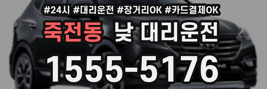 죽전동 낮 대리운전