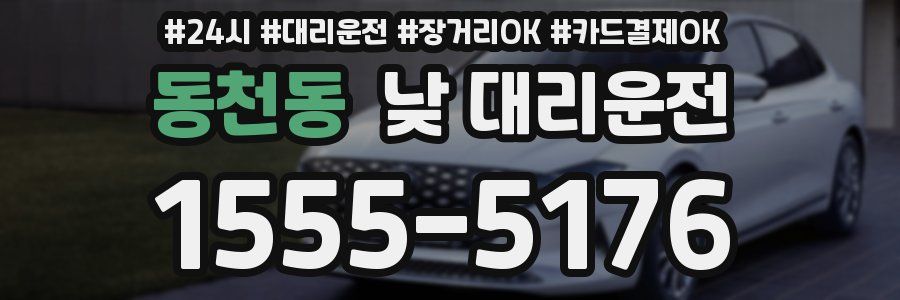 동천동 낮 대리운전