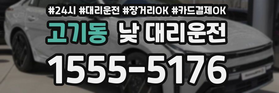 고기동 낮 대리운전