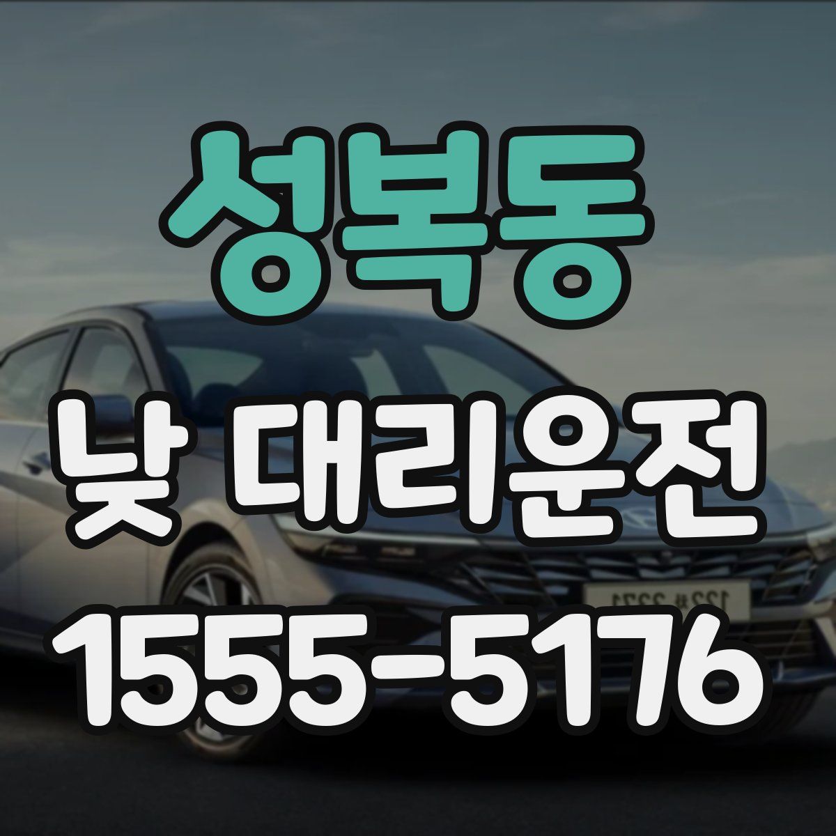성복동 낮 대리운전