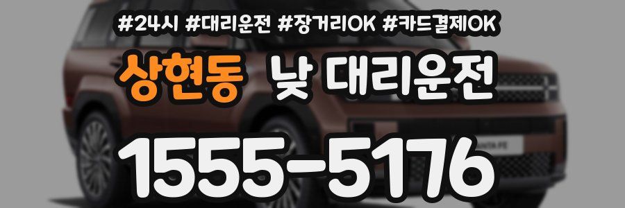 상현동 낮 대리운전