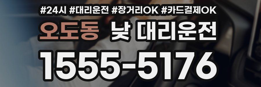 오도동 낮 대리운전