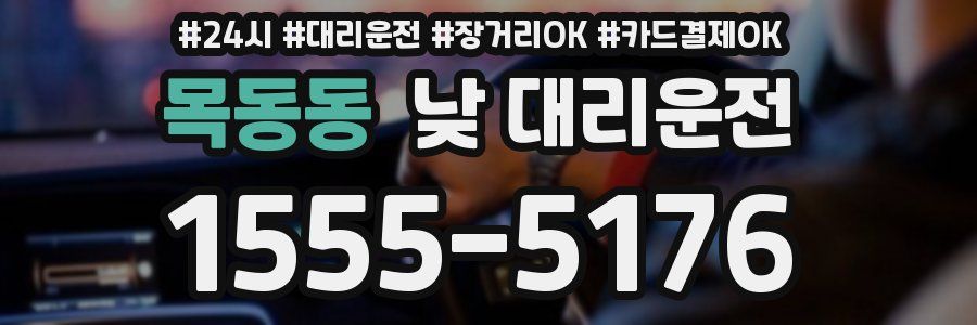 목동동 낮 대리운전