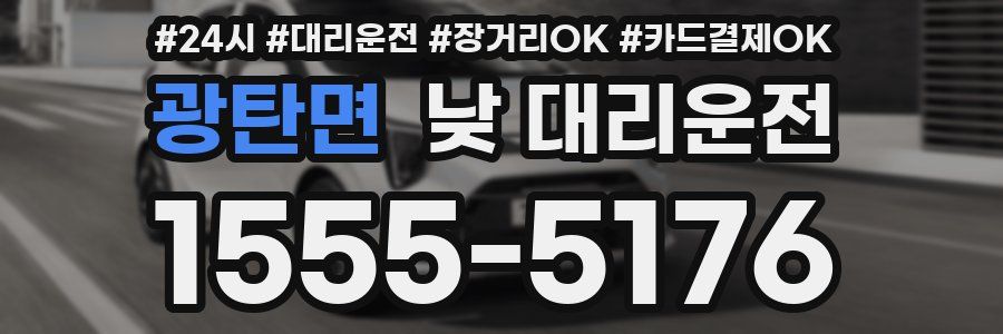 광탄면 낮 대리운전