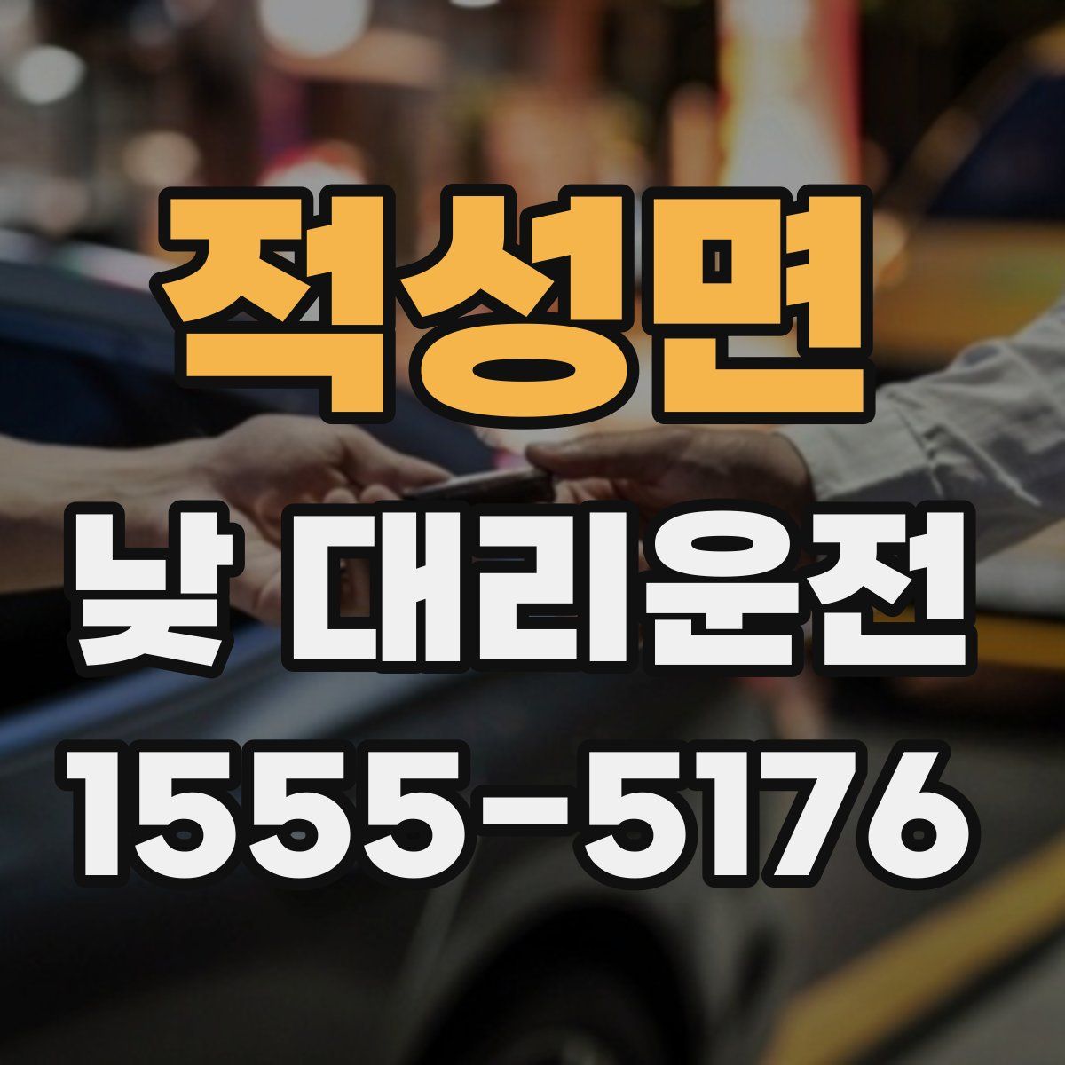 적성면 낮 대리운전