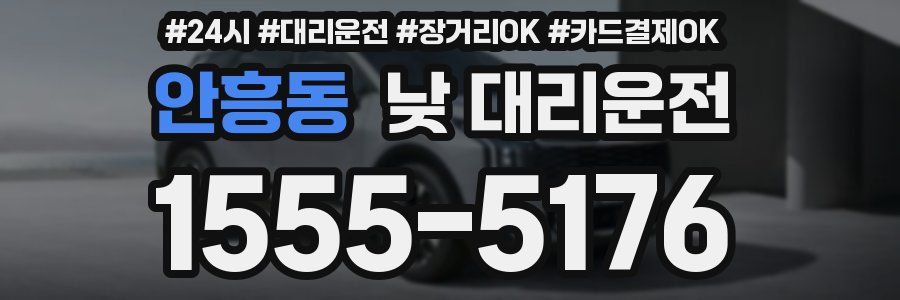 안흥동 낮 대리운전