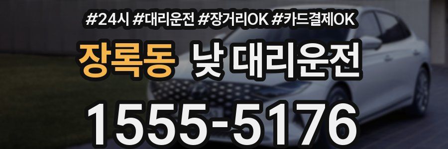 장록동 낮 대리운전