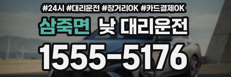 삼죽면 낮 대리운전