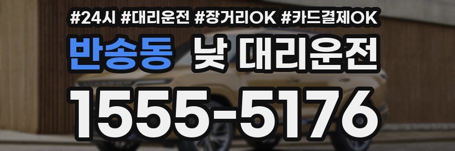 반송동 낮 대리운전