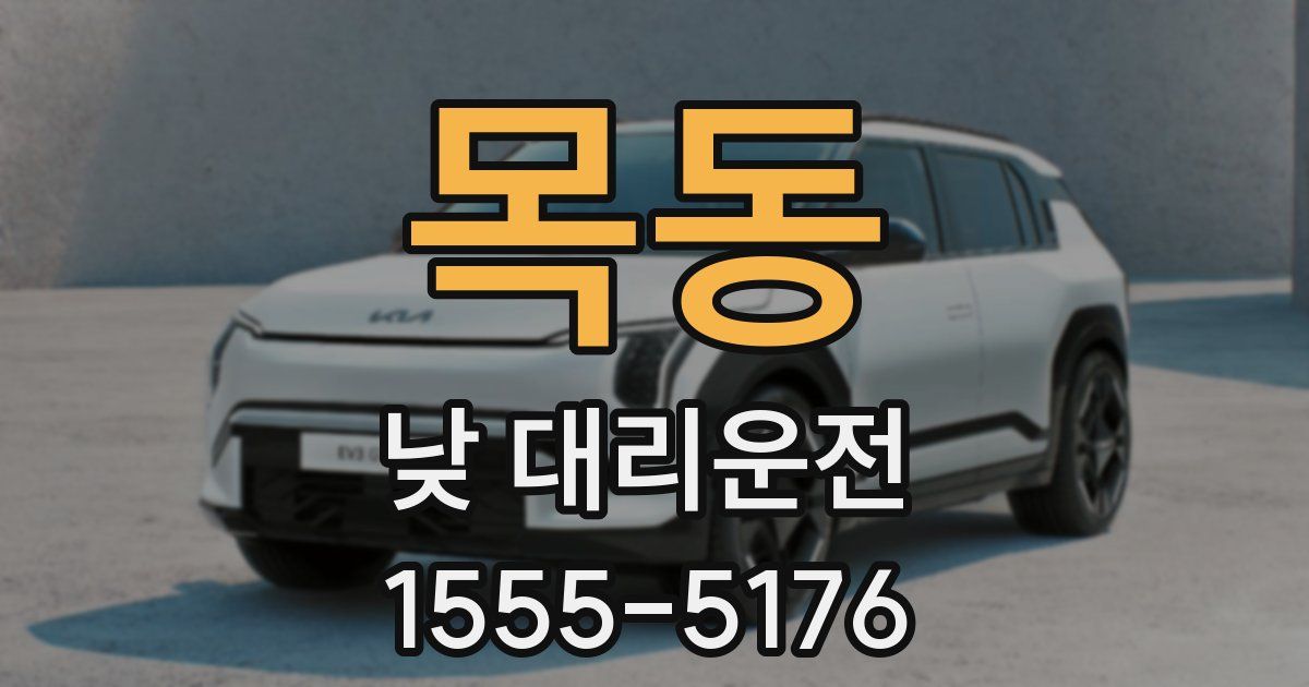 목동 낮 대리운전