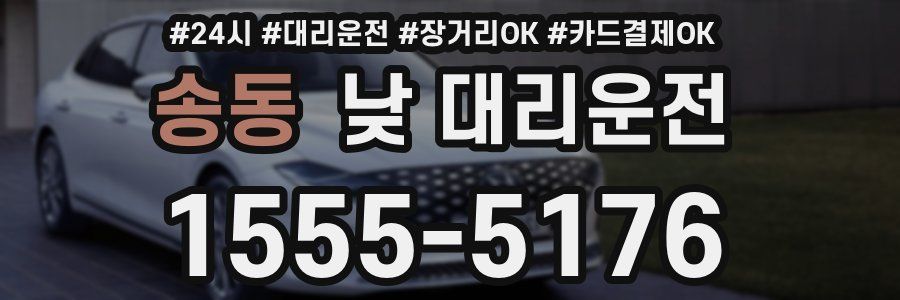 송동 낮 대리운전