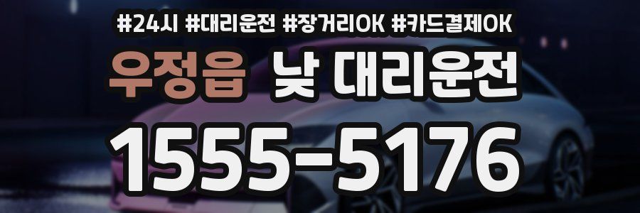 우정읍 낮 대리운전