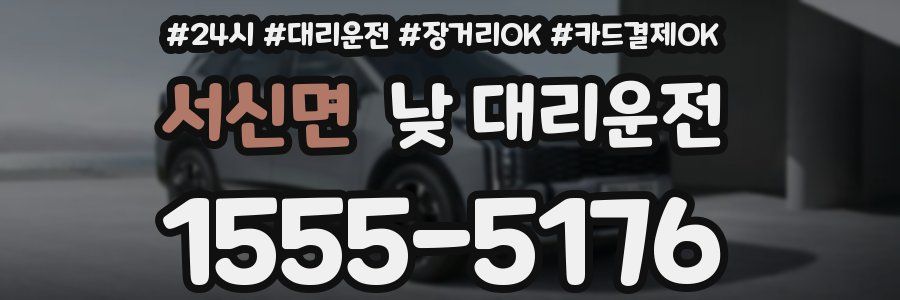 서신면 낮 대리운전