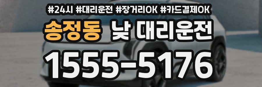 송정동 낮 대리운전