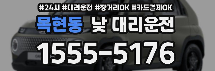 목현동 낮 대리운전