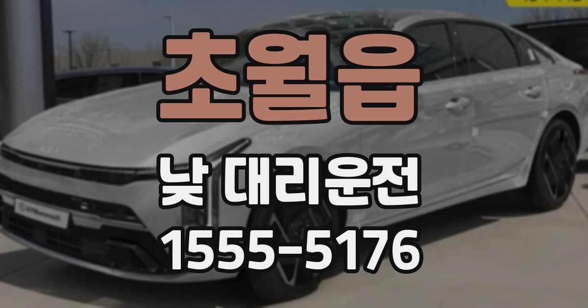 초월읍 낮 대리운전