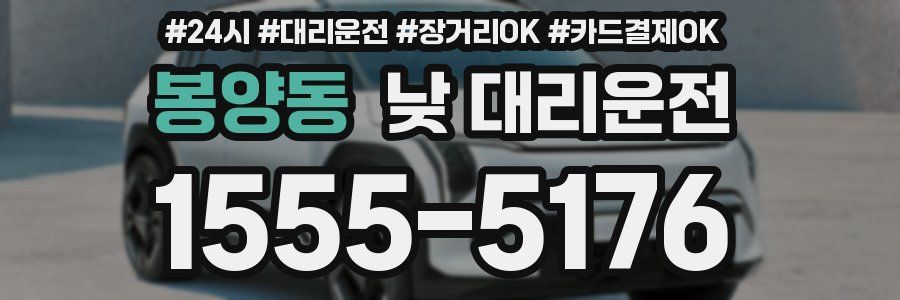 봉양동 낮 대리운전